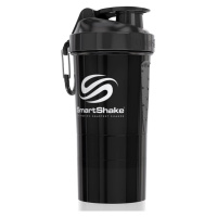 Smartshake Original2GO sportovní šejkr + zásobník barva Gun Smoke Black 600 ml