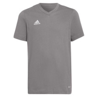 adidas ENTRADA 22 TEE Chlapecké triko, šedá, velikost