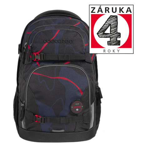 Školní batoh coocazoo PORTER, Lava Lines, certifikát AGR
