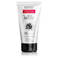 Revuele Charcoal 3in1 čisticí gel 3 v 1 s aktivním uhlím 150 ml