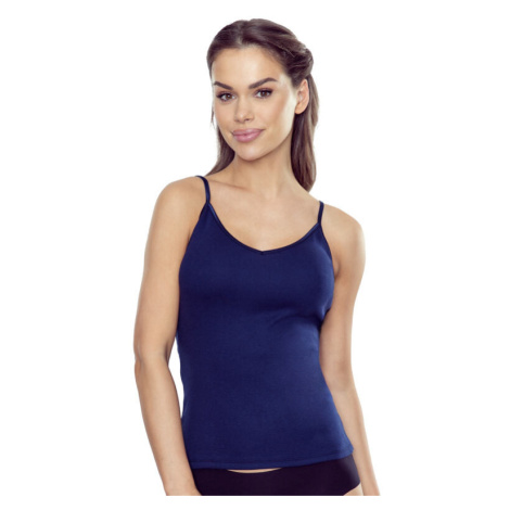 Bavlněné dámské tílko Luna modré Eldar