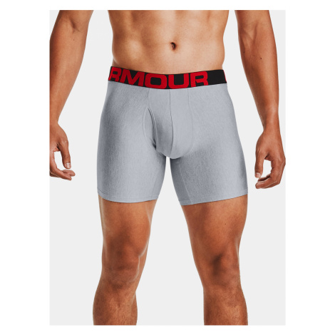 Šedé boxerky Under Armour UA Tech 6in 2 Pack