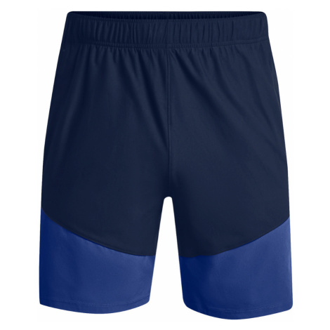 Under Armour Knit Woven Hybrid Shorts Modrá