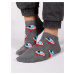 Yoclub Man's Ankle Funny Cotton Socks Patterns Colours