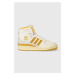 Kožené sneakers boty adidas Originals Forum 84 Hi béžová barva, IG0053