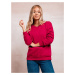 Women's sweatshirt TLR001 - dark red