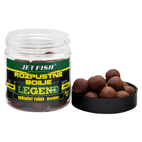 Jet fish rozpustné boilie legend range kořeněný tuňák broskev 250 ml - 20 mm