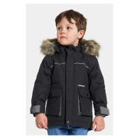 Dětská zimní bunda Didriksons KURE KIDS PARKA černá barva