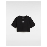 VANS Flying V Crew Crop T-shirt Women Black, Size