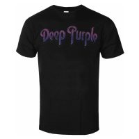 Tričko metal pánské Deep Purple - Vintage Logo - ROCK OFF - DPTS01MB