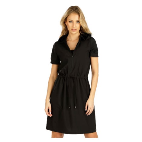 Dámské šaty s krátkým rukávem Litex 5D258 | černá