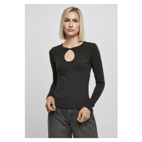 Ladies Organic Keyhole Longsleeve Urban Classics