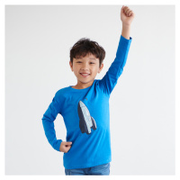 Sinsay - Sada 3 triček s dlouhými rukávy - Modrá