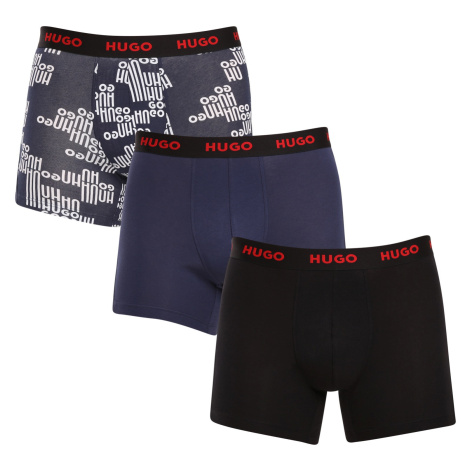 3PACK pánské boxerky HUGO vícebarevné (50510192 405) Hugo Boss