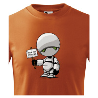 Dětské tričko s potiskem Marvin Robot