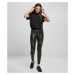 kalhoty dámské URBAN CLASSICS - Tech Mesh Faux Leather Leggings - black