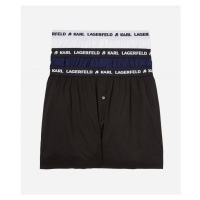 Spodní prádlo karl lagerfeld woven boxer shorts 3-pack různobarevná