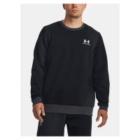 Under Armour Mikina UA Essential Flc Novelty Crw-BLK - Pánské