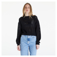 Tommy Jeans Open Stitch Flag Sweater Black