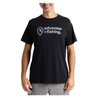 ADVENTER & FISHING COTTON SHIRT Pánské tričko, černá, velikost