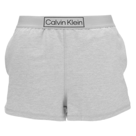 Calvin Klein REIMAGINED HER SHORT Dámské šortky, šedá, velikost