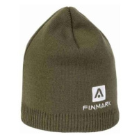 Finmark WINTER HAT Zimní pletená čepice, khaki, velikost