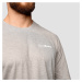 Pánské tričko Basic s dlouhým rukávem Grey - GymBeam