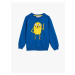 Koton Boys Adventure Time Licensed Printed Sax Blue Sweatshirt