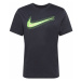 Nike Sportswear Tričko svítivě zelená / černá / béžová