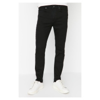 Trendyol Black Flexible Fabric Tapared Fit Jeans Denim Trousers