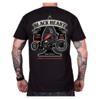 Triko BLACK HEART Orange Chopper černá