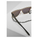 103 Chain Sunglasses - black/gold mirror