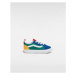 VANS Toddler Vans Yacht Club Old Skool Elastic Lace Shoes Blue/green/yellow) Toddler Multicolour