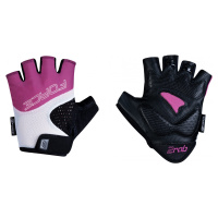 rukavice FORCE RAB 2 LADY, černo-růžovo-bílé
