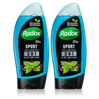 Radox Sport Mint & Sea Salt osvěžující sprchový gel (výhodné balení)