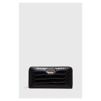 Peněženka Guess LAUREL černá barva, SWCX85 00460