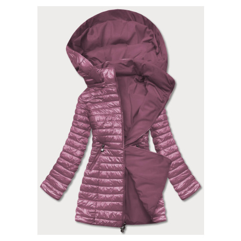 Oboustranná fialová dámská bunda (6808-259) MINORITY