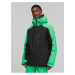 Zeleno-černá pánská sportovní zimní bunda s kapucí O'Neill Diabase Jacket