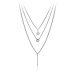 Victoria Filippi Stainless Steel Ocelový trojitý náhrdelník Rebeca - chirurgická ocel, hvězda NH