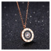 Victoria Filippi Stainless Steel Ocelový náhrdelník se zirkony Zacaría Gold - chirurgická ocel N