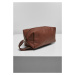 Imitation Leather Cosmetic Pouch - brown