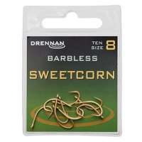 Drennan háčky bez protihrotu sweetcorn barbless - velikost 10