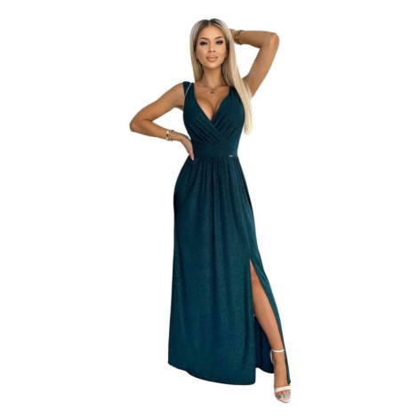 Dámské šaty Numoco 467-1 LOUISE | zelená