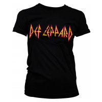 Def Leppard tričko, Distressed Logo, dámské