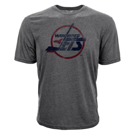 Winnipeg Jets pánské tričko grey Retro Tee Level