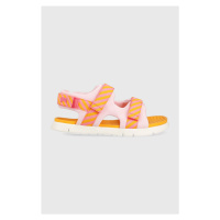 Dětské sandály Camper Oruga oranžová barva