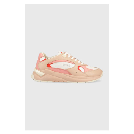 Sneakers boty BOSS Skylar růžová barva, 50498582 Hugo Boss