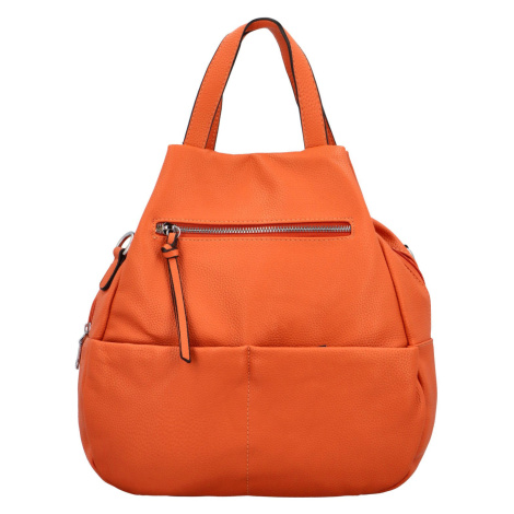 Trendy dámský kabelko-batůžek Tarotta, oranžová