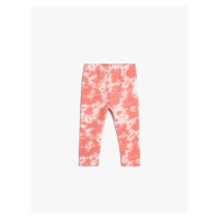 Koton Tights Tie-dye Patterned Elastic Waist Cotton