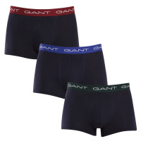 3PACK pánské boxerky Gant modré